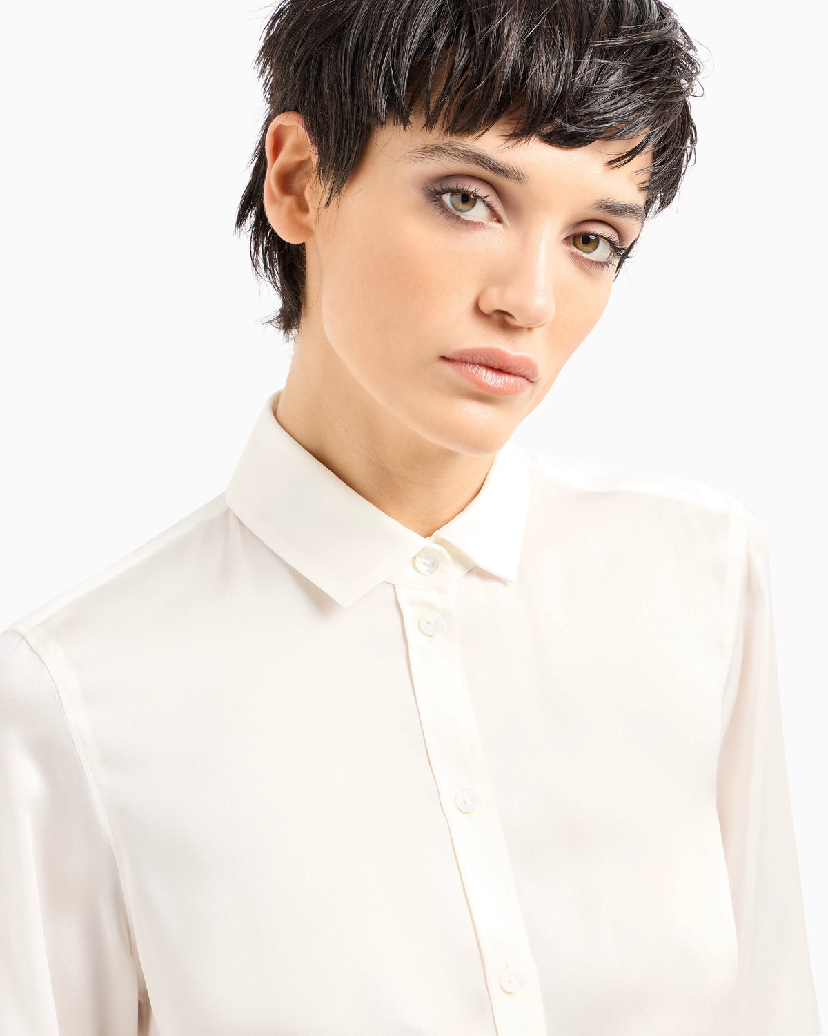 Silk muslin shirt