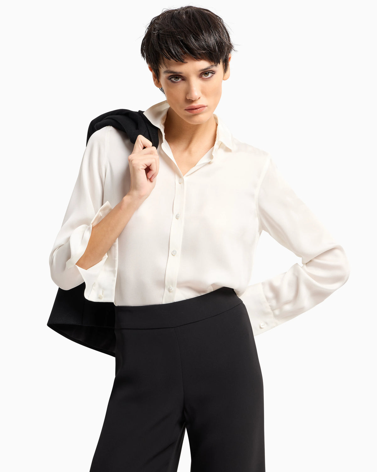 Silk muslin shirt