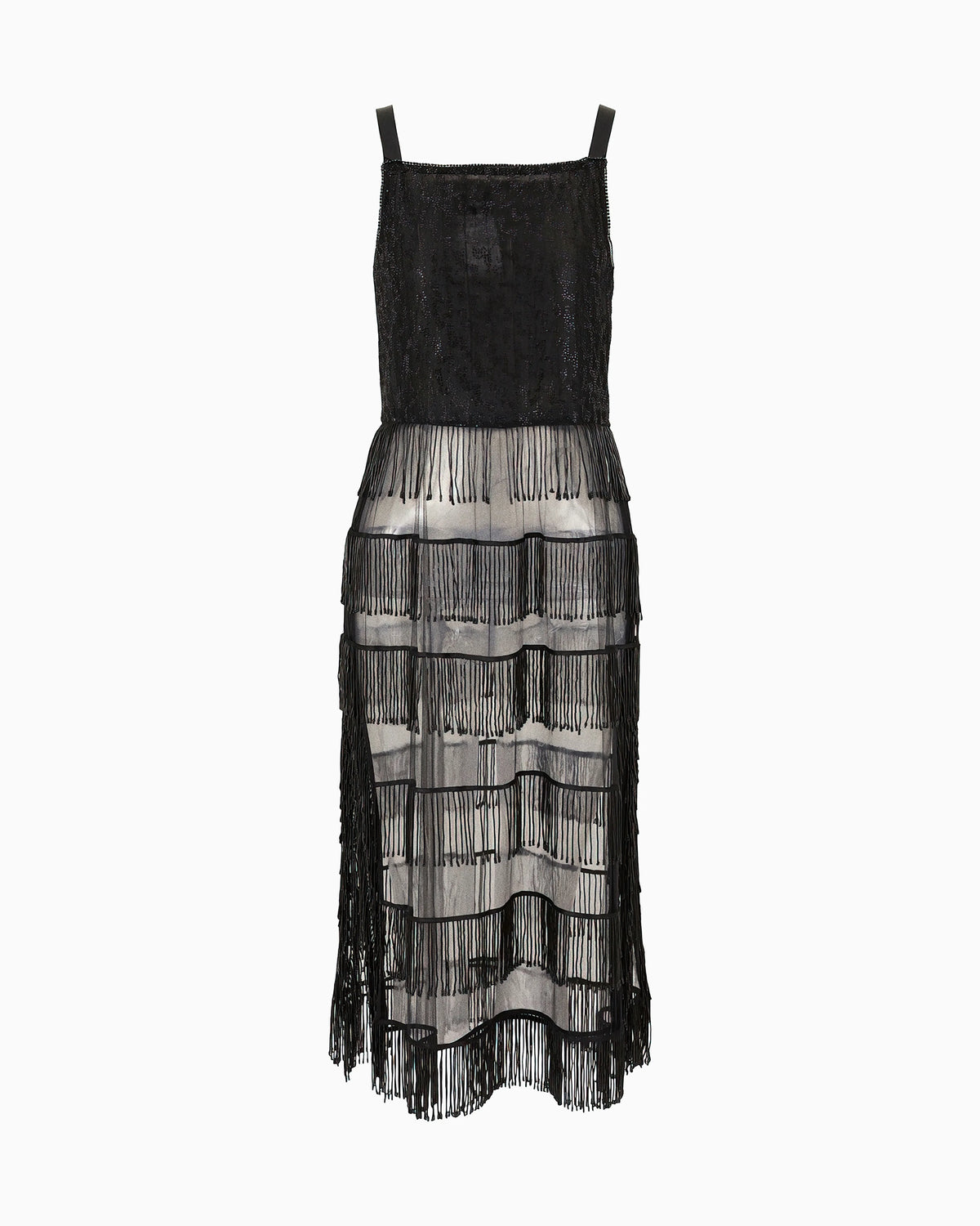 Crystal-embroidered tunic