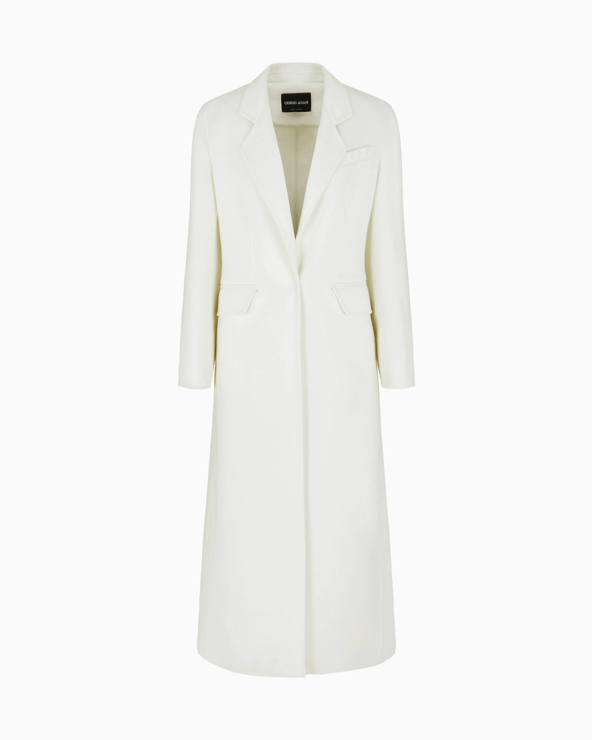 Long double-cashmere coat