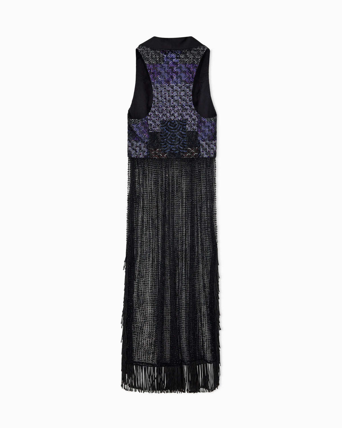 Dress with lapels and embroidered skirt
