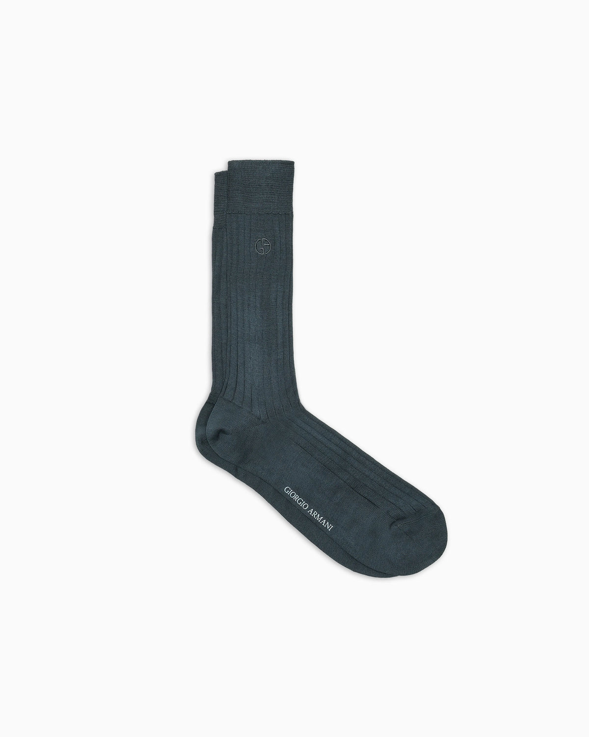 Logo short socks in ribbed knit