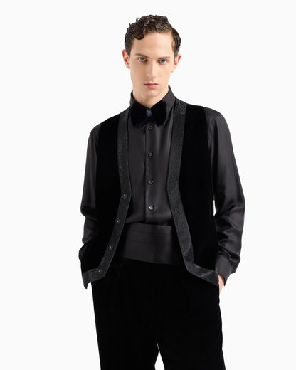 Silk tuxedo cummerbund