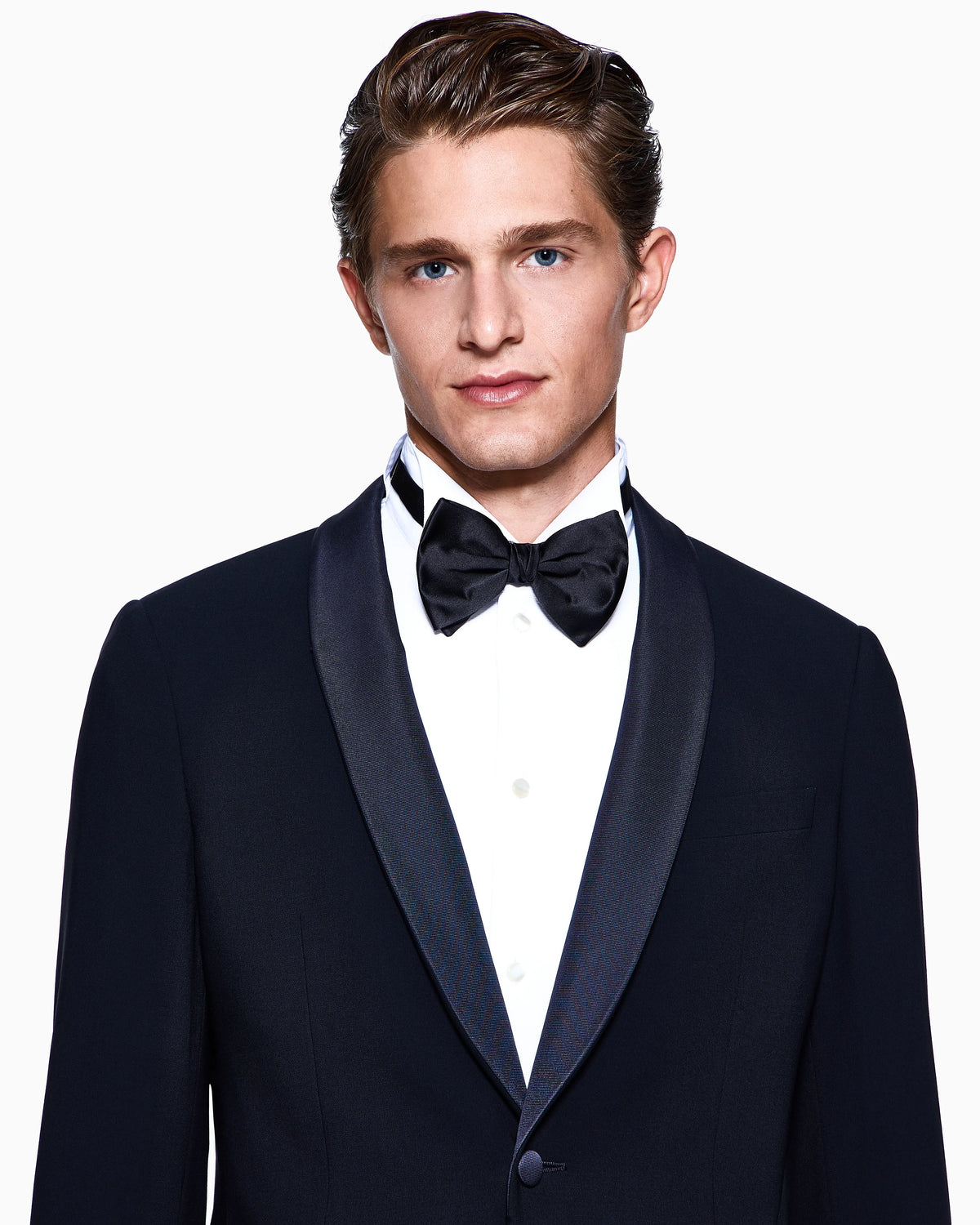 Icon tuxedo shirt in cotton poplin