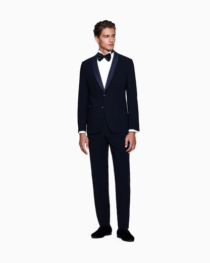 Icon tuxedo shirt in cotton poplin