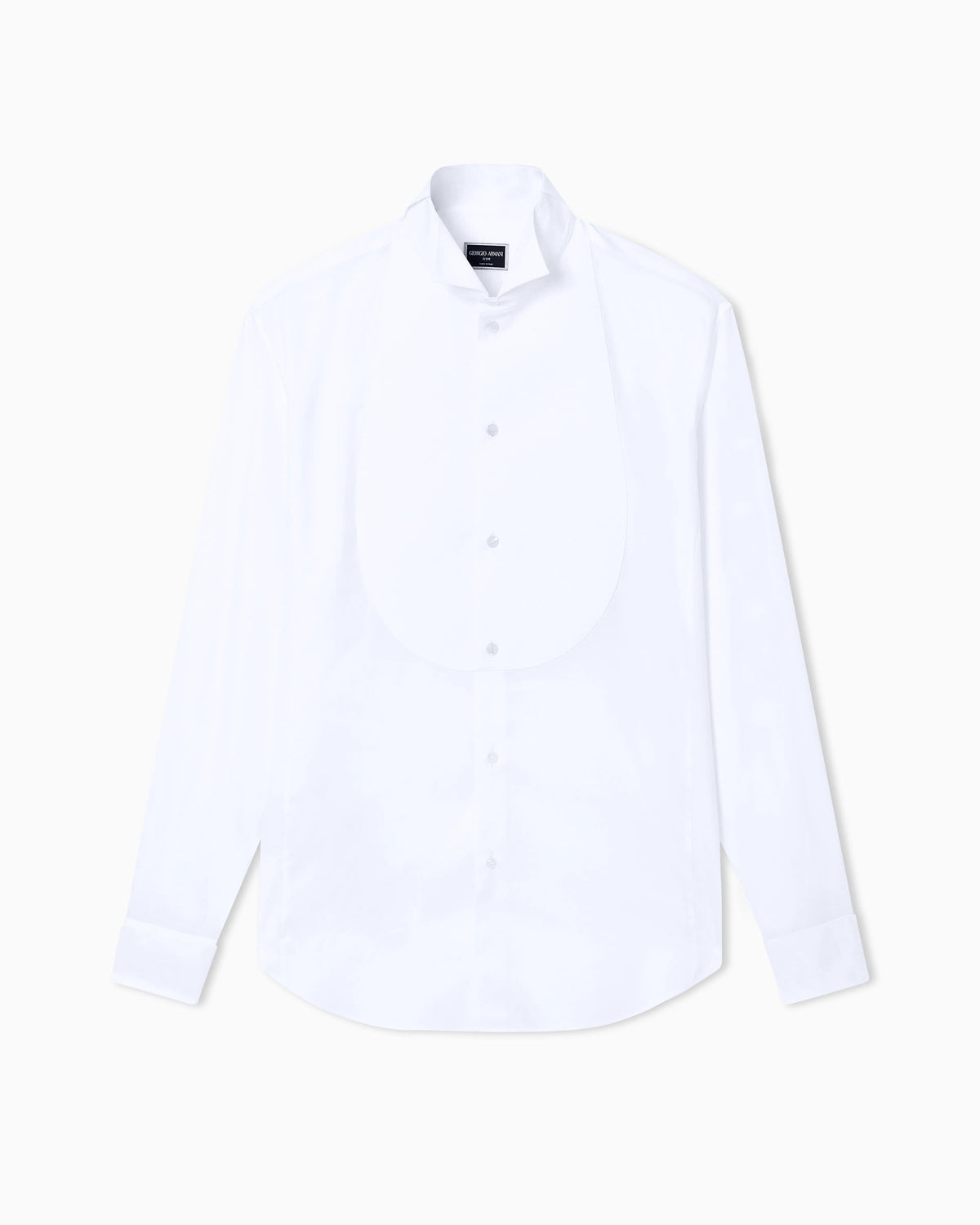 Icon tuxedo shirt in cotton poplin