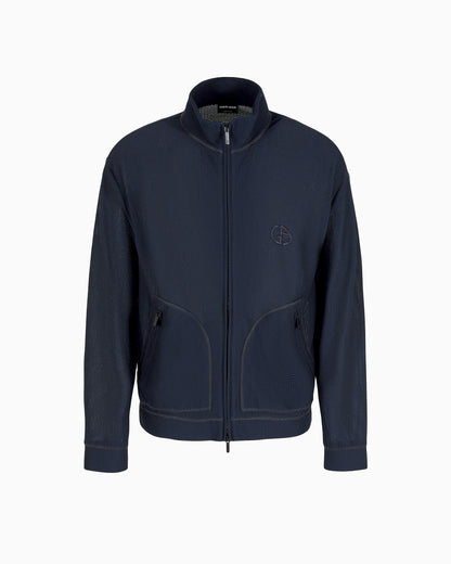 Stretch jersey blouson