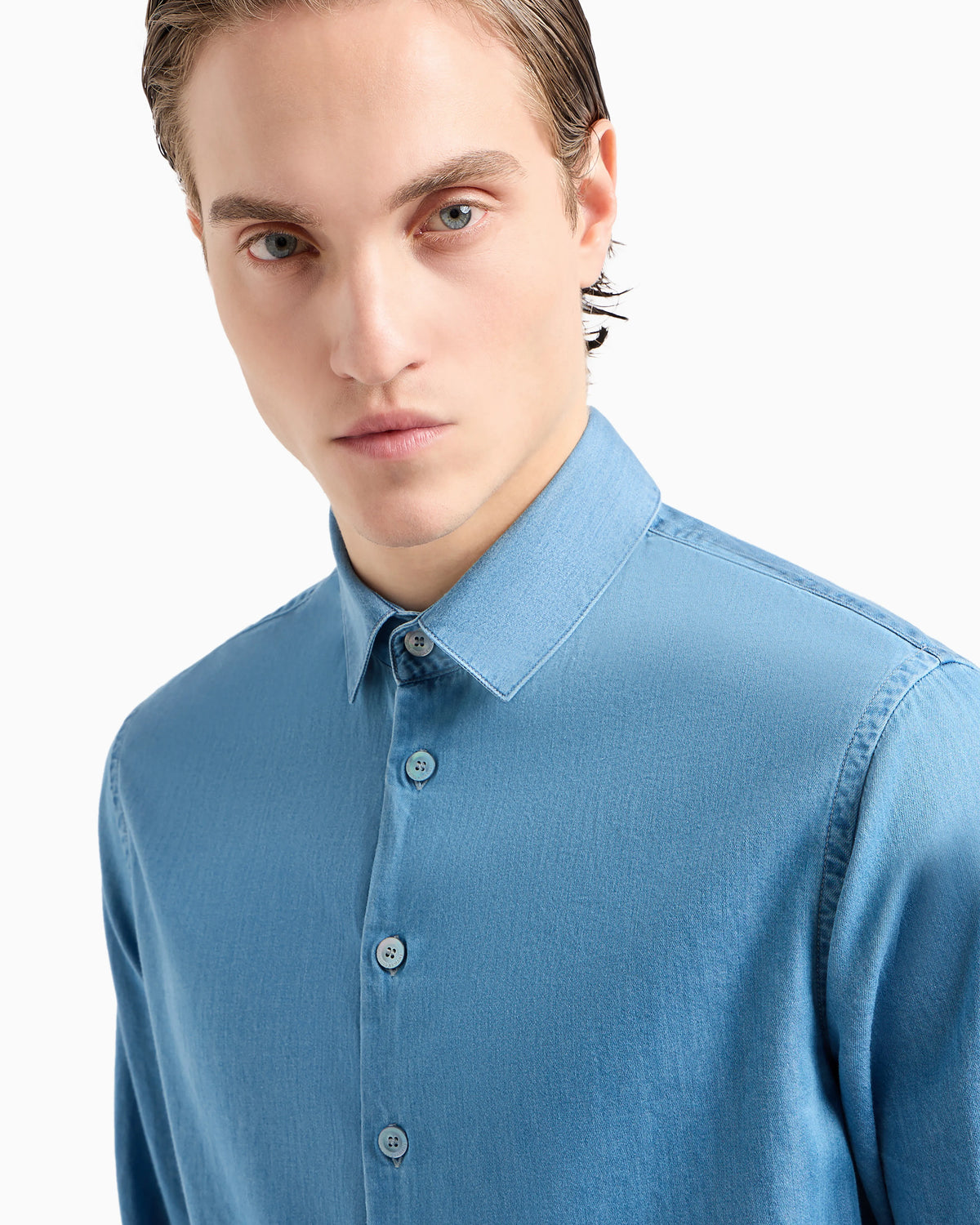Denim Collection cotton denim shirt