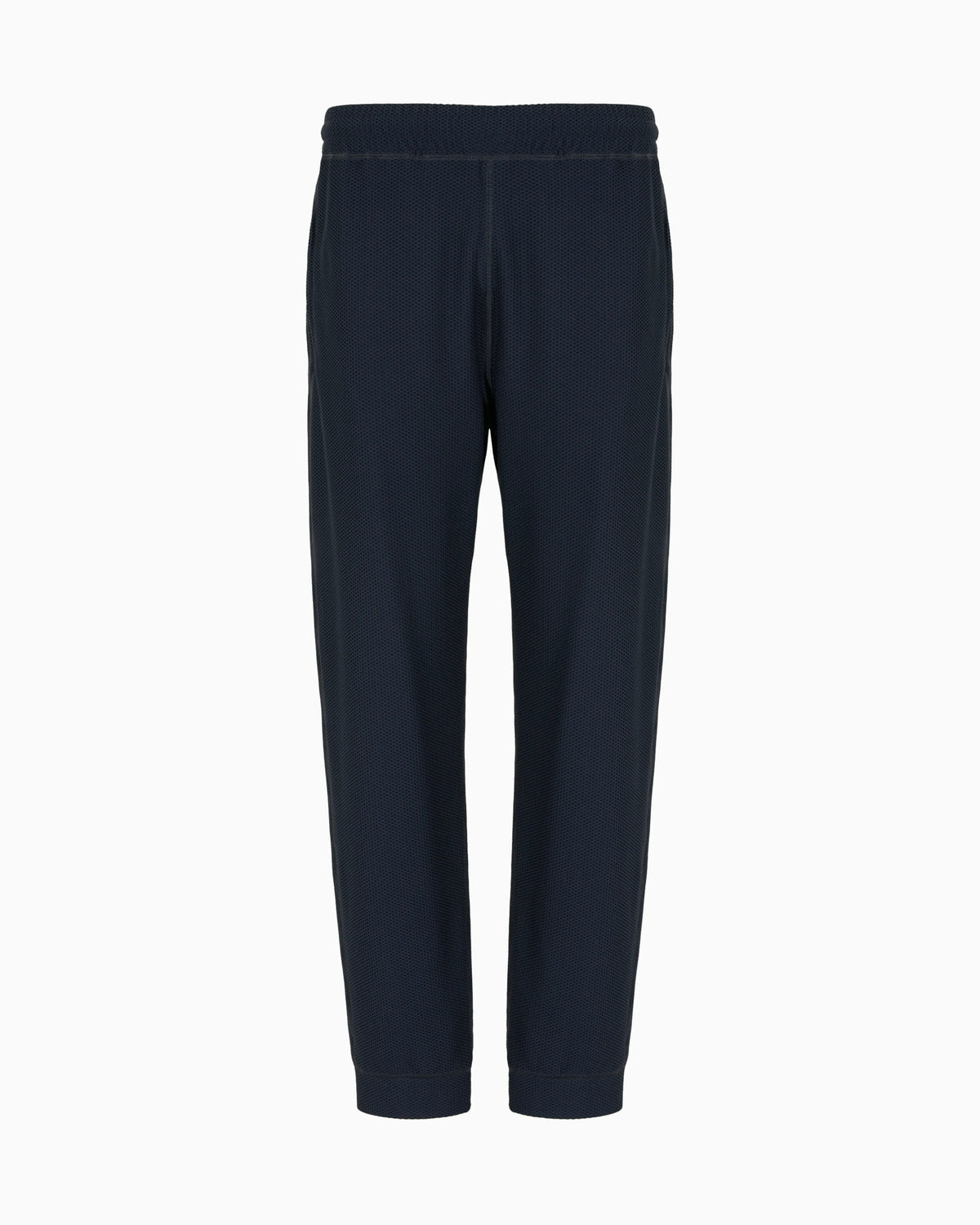 Stretch jersey flat-front trousers
