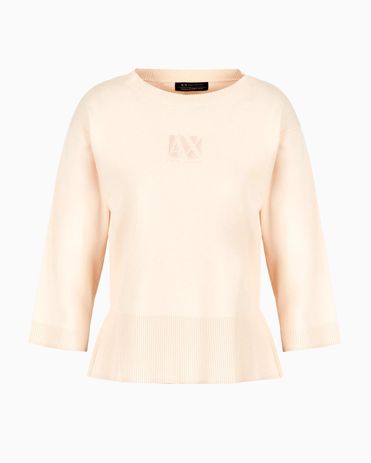 Boucle crew neck sweater
