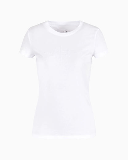 Slim fit T-shirt in stretch cotton jersey