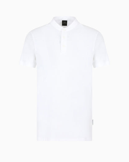 Slim fit polo shirt in ASV organic cotton