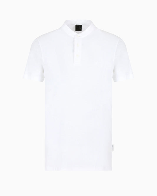 Slim fit polo shirt in ASV organic cotton