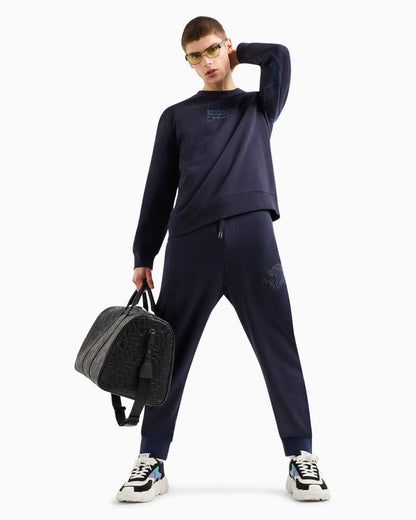 ASV organic cotton crewneck sweatshirt with front print