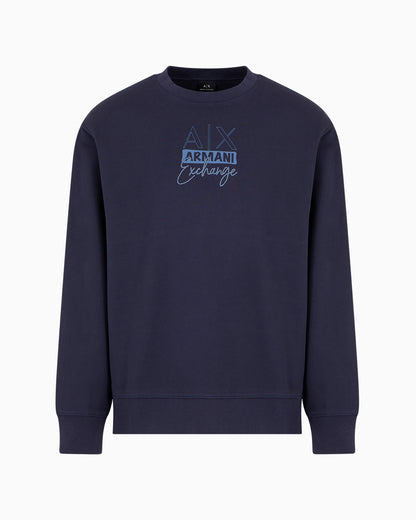 ASV organic cotton crewneck sweatshirt with front print