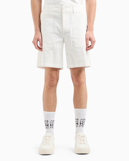Soft yarn jogger pants with logo