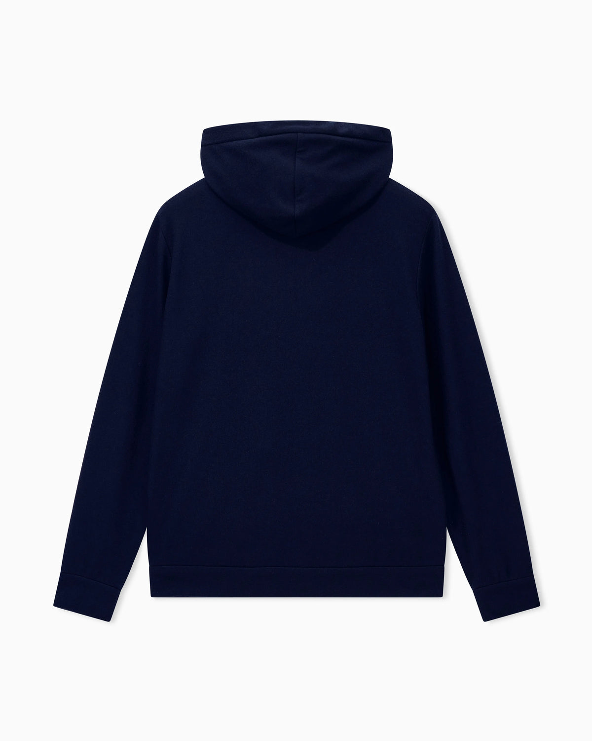 Cashmere Jersey Hoodie with Front Zipper
