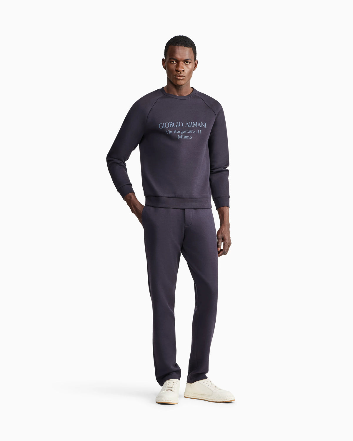 Cotton double-jersey trousers