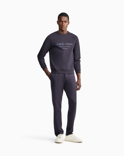 Cotton double-jersey trousers