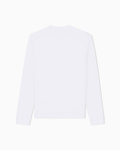 Long sleeve jumper in stretch viscose
