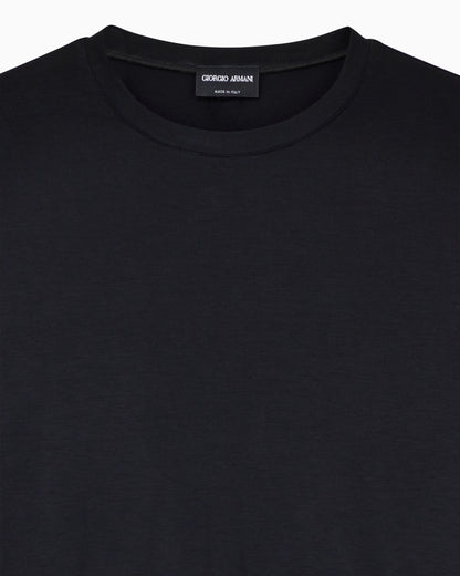 Long sleeve jumper in stretch viscose