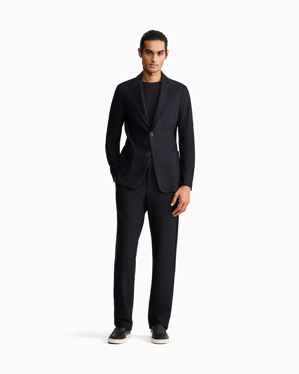 Long sleeve jumper in stretch viscose