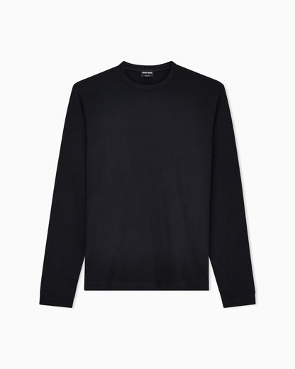 Long sleeve jumper in stretch viscose