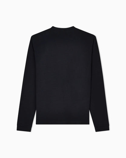 Long sleeve jumper in stretch viscose