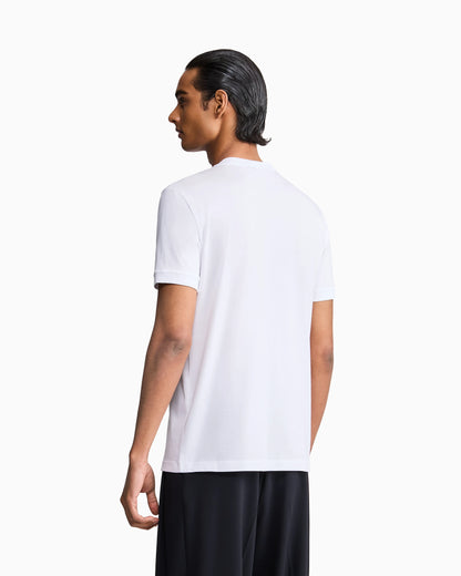 Jersey t-shirt  in Pima cotton with a front print