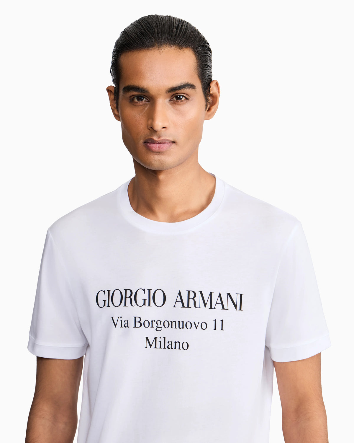 Jersey t-shirt  in Pima cotton with a front print