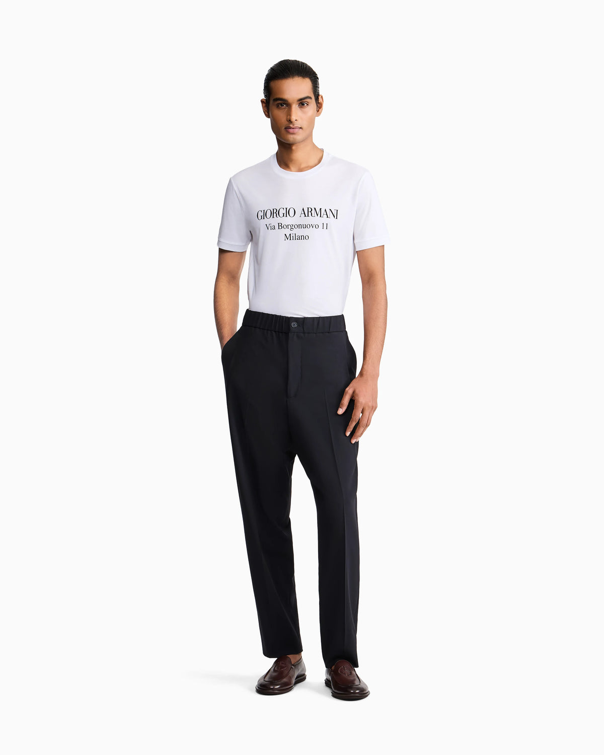 Jersey t-shirt  in Pima cotton with a front print