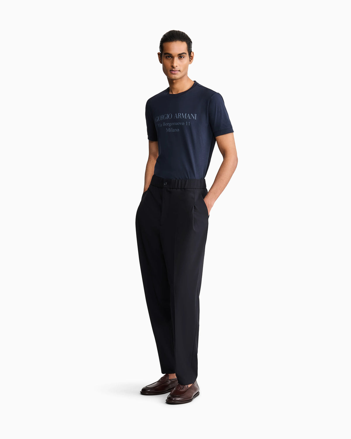 Jersey t-shirt  in Pima cotton with a front print