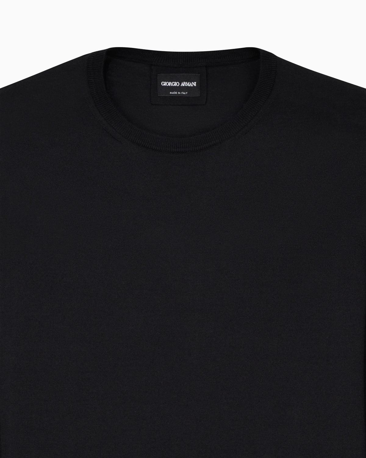 Long-sleeved, crew-neck jumper in silk and cotton