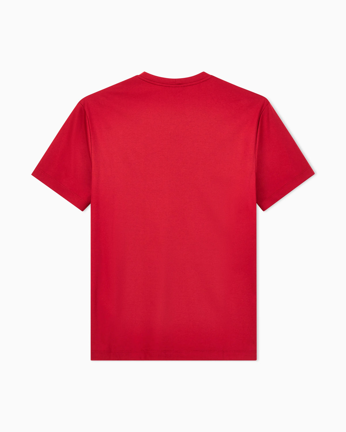 Short-sleeve cotton interlock T-shirt with logo