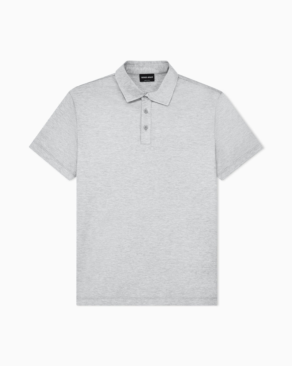 Silk and cotton-mélange jersey polo shirt