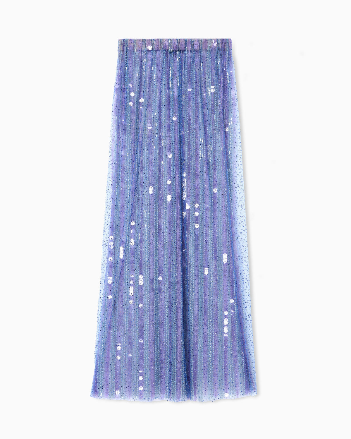 Long skirt with all-over embroidery