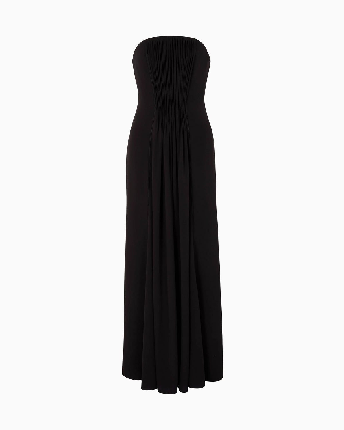 ASV triple silk-georgette bustier dress
