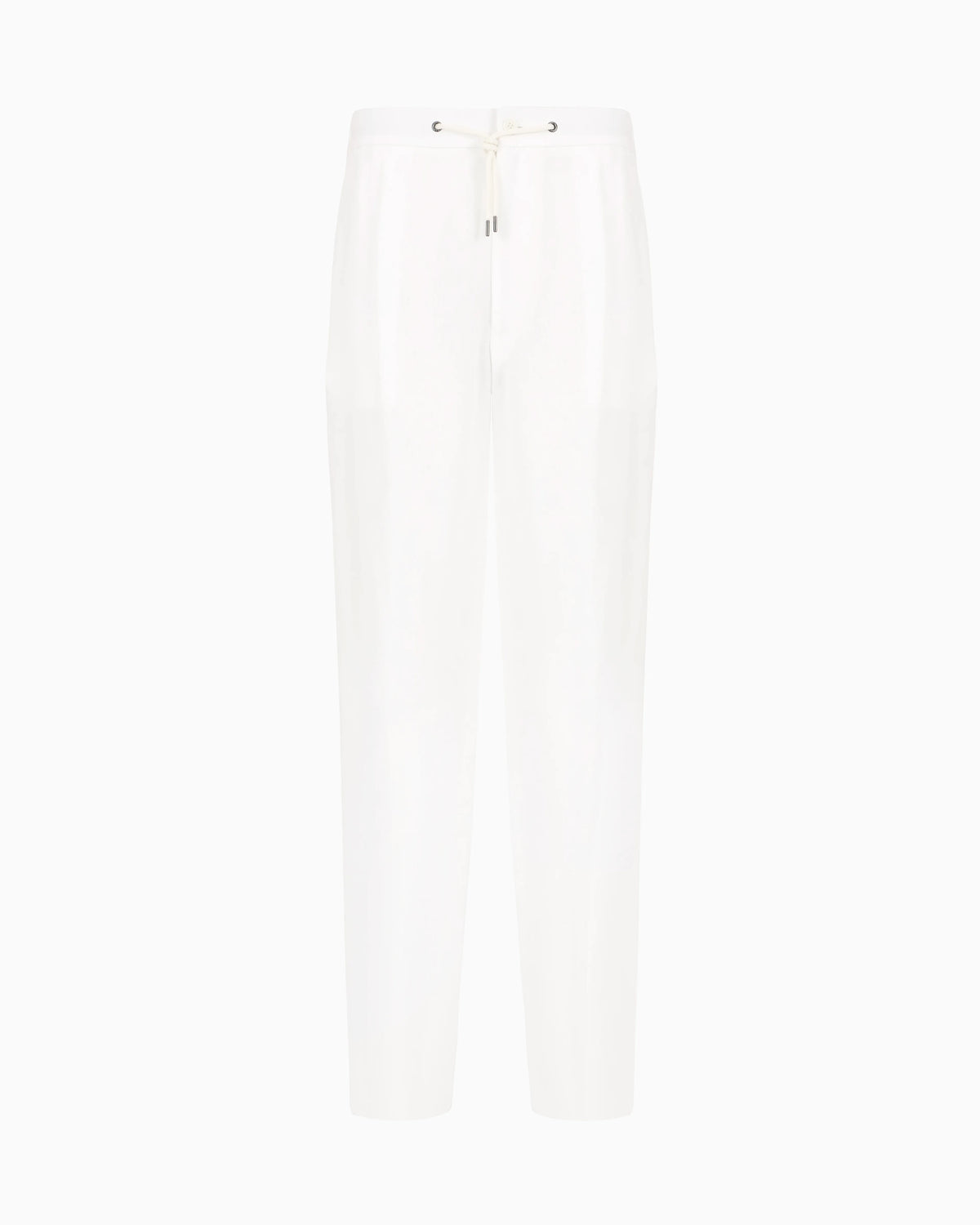 Single-dart, pure linen canvas trousers