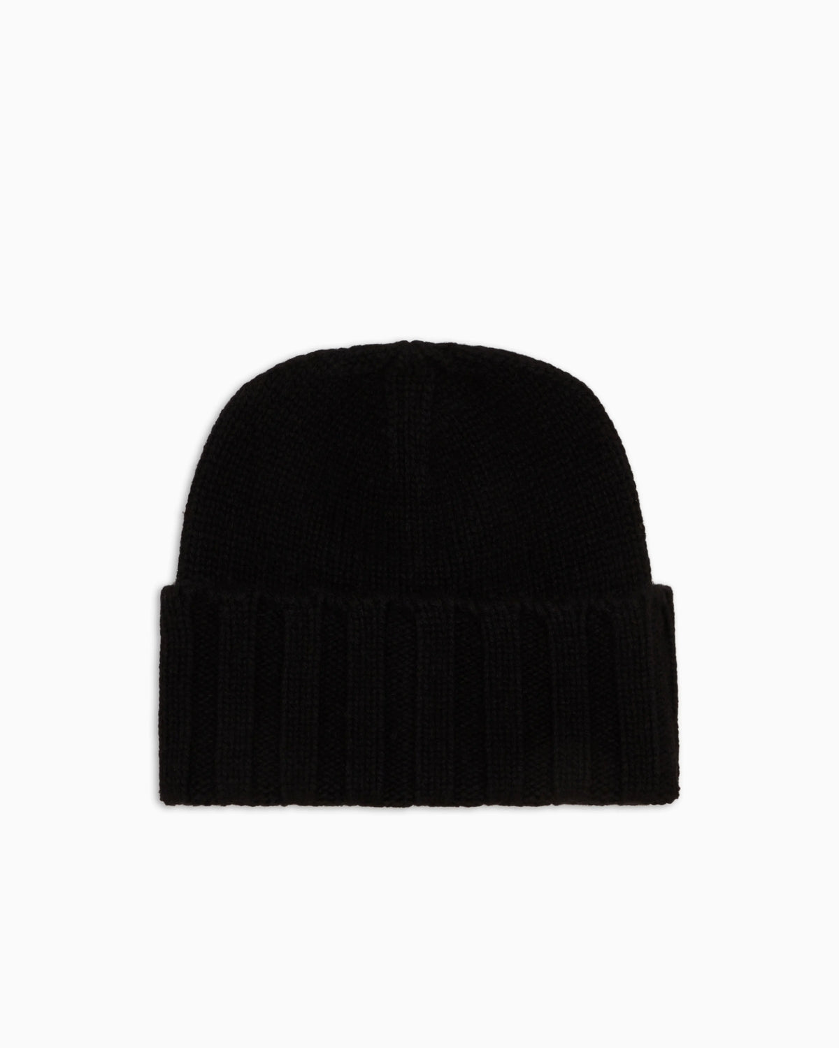 Cashmere beanie with ribbed texture and cuff Essential
