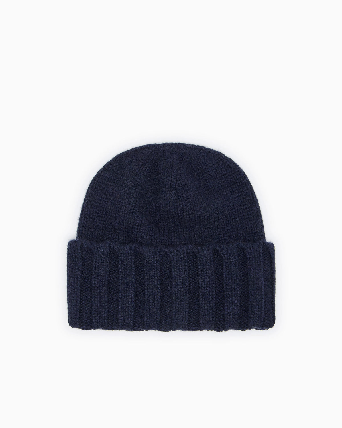 Cashmere beanie with ribbed texture and cuff Essential