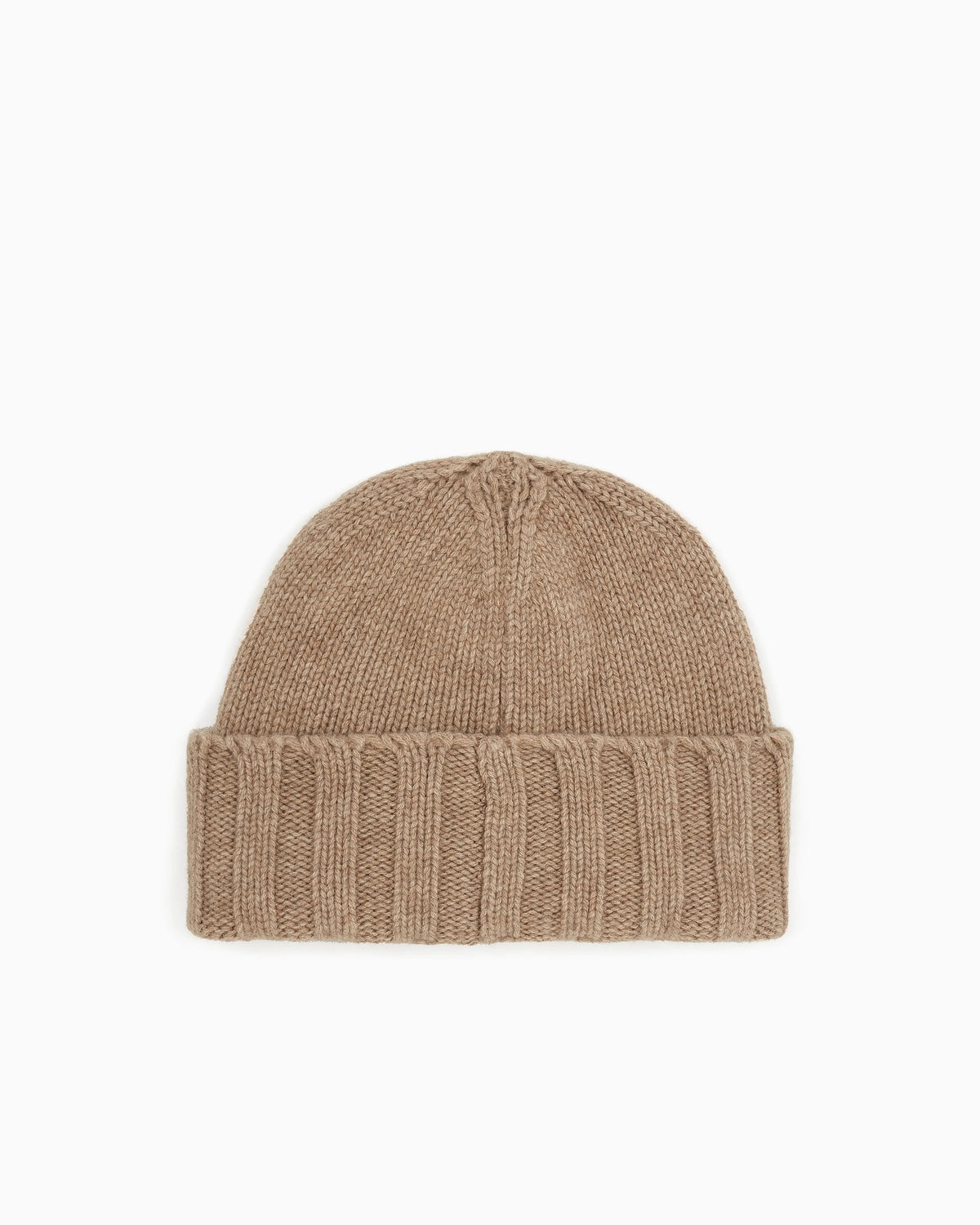 Cashmere beanie with ribbed texture and cuff Essential