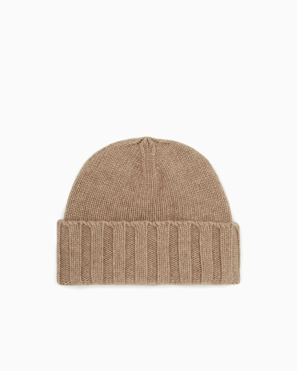 Cashmere beanie with ribbed texture and cuff Essential