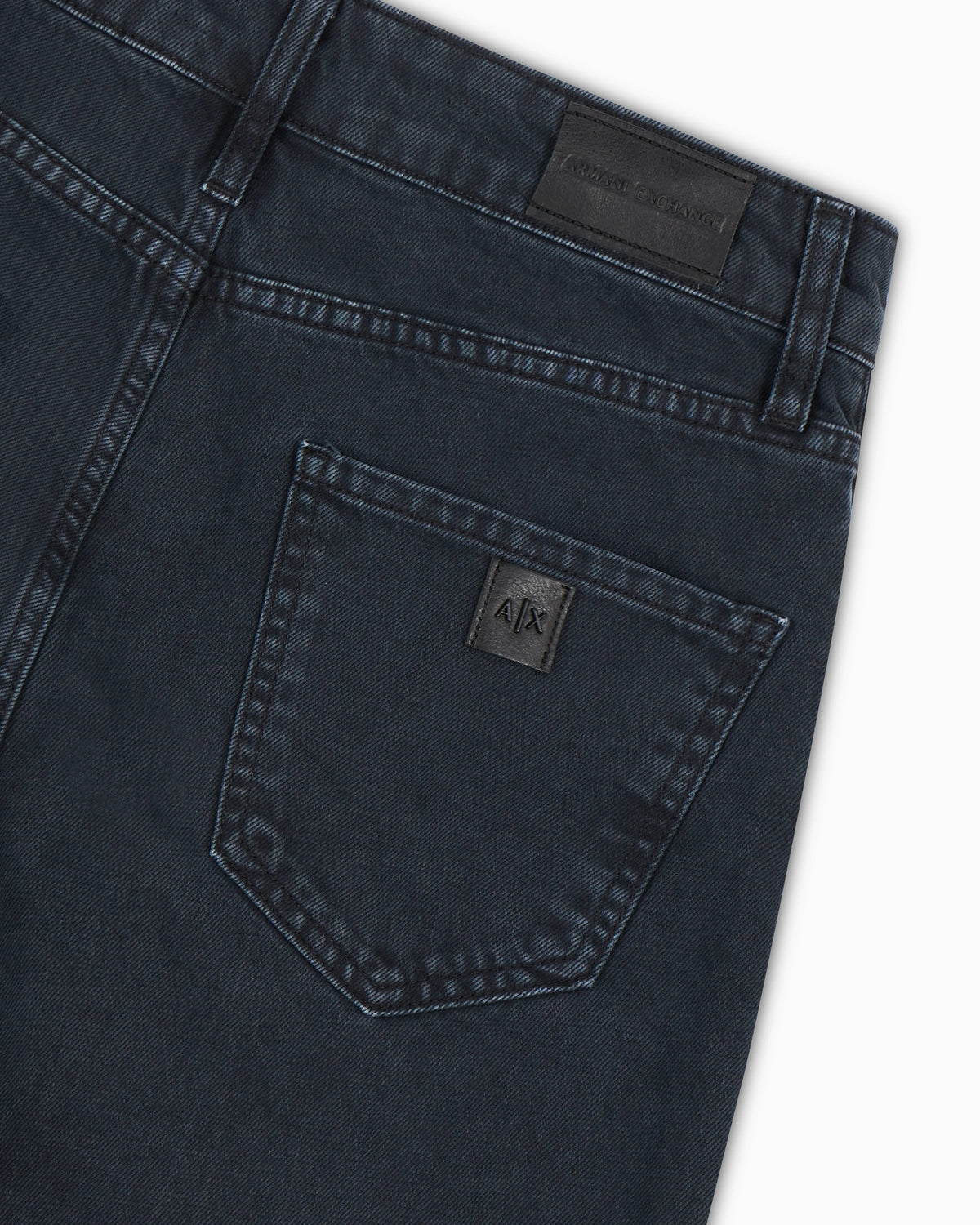 J51 carrot fit jeans in stiff denim with embroidered monogram