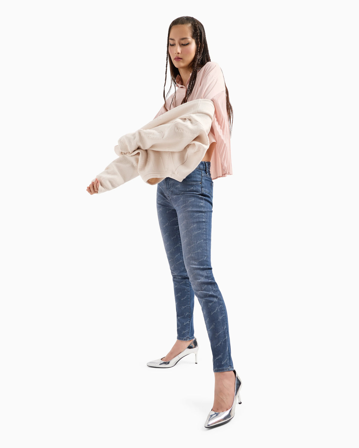 J69 super skinny lift up jeans in indigo denim