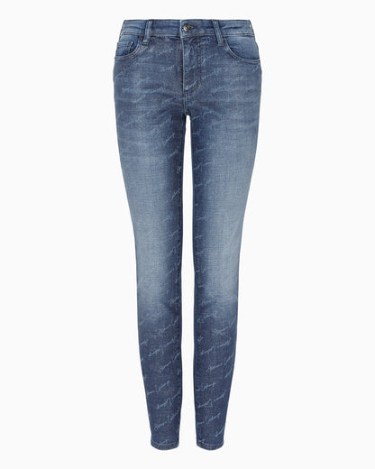 J69 super skinny lift up jeans in indigo denim