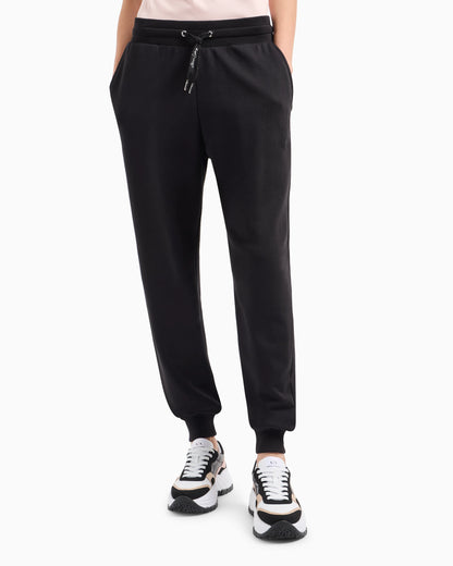 A-line French terry jogger trousers
