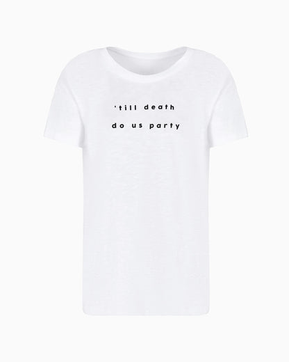 Party boyfriend fit T-shirt in ASV organic jersey