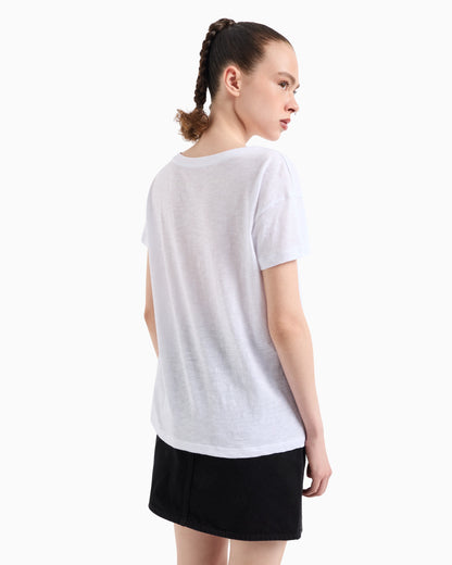 Party boyfriend fit T-shirt in ASV organic jersey