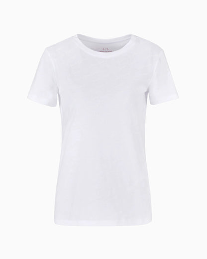 Regular fit jersey T-shirt with allover ASV logo