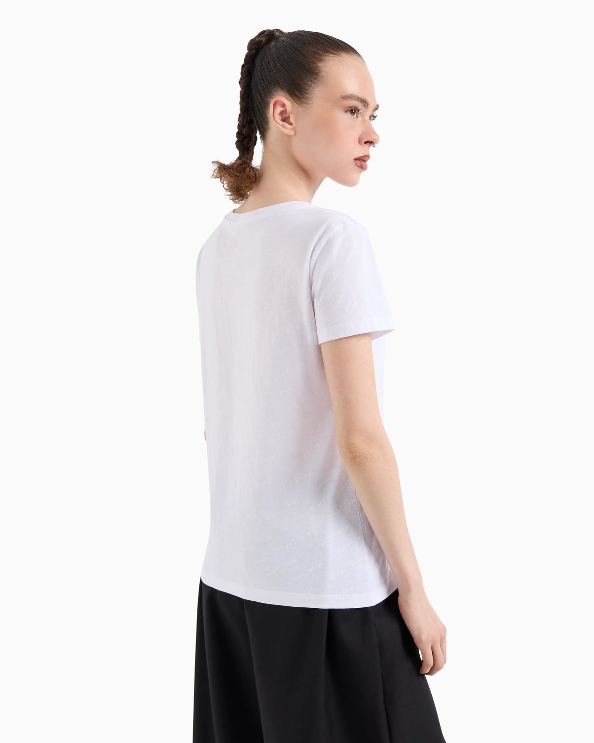 Regular fit jersey T-shirt with allover ASV logo